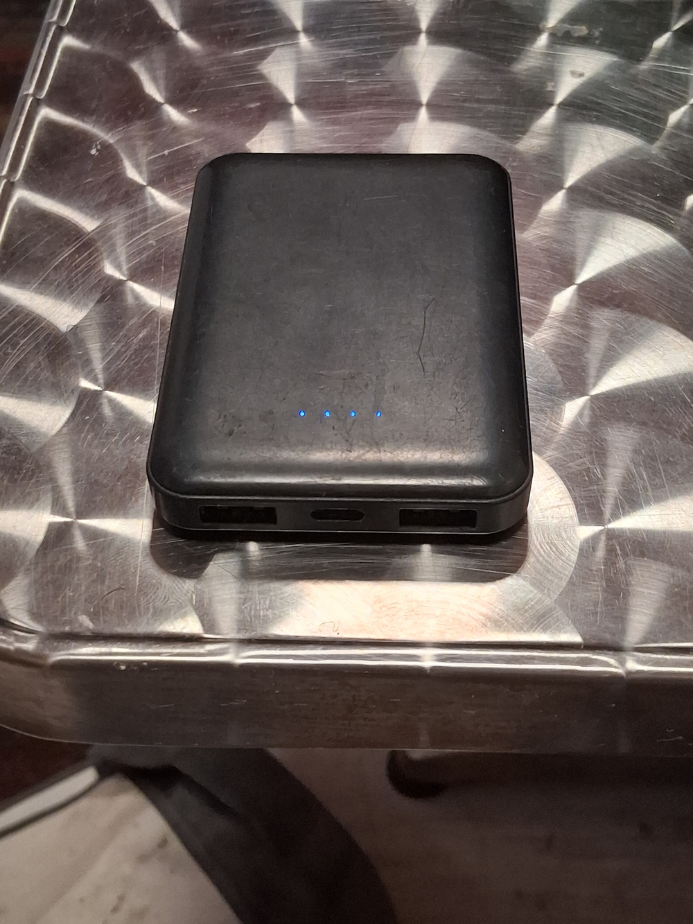 Portable Black Power Bank External Battery Charger